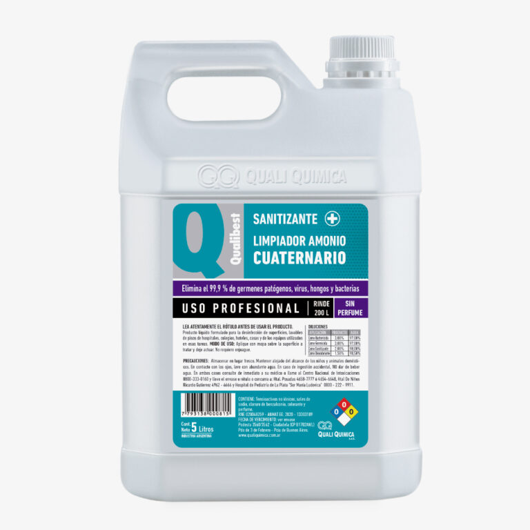  liquido sanitizante cuaternario